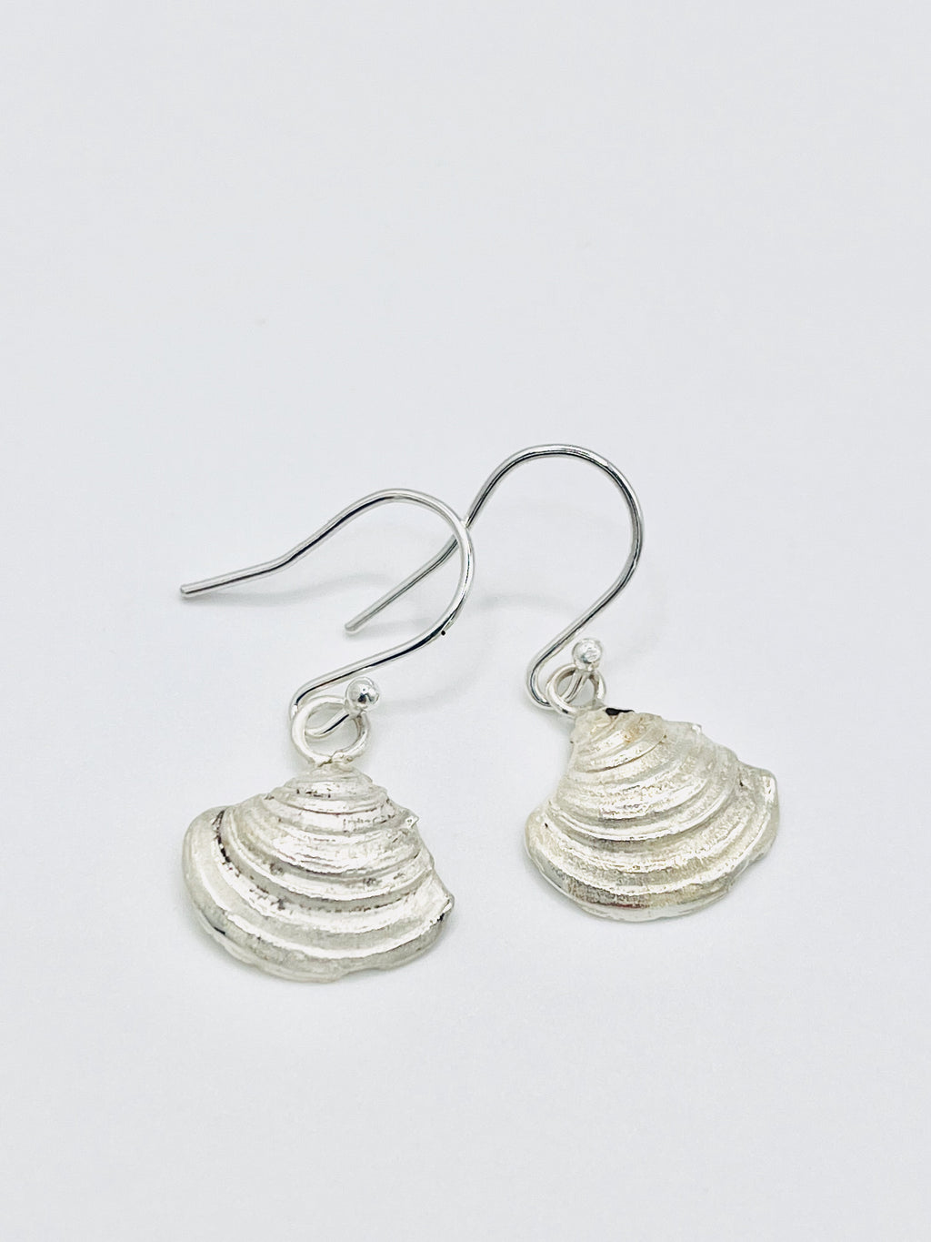 Bigbury shell dangly earings.