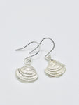 Bigbury shell dangly earings.