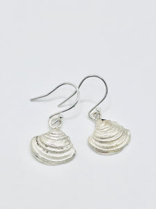 Bigbury shell dangly earings.