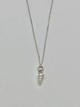 Mini twist shell necklace.