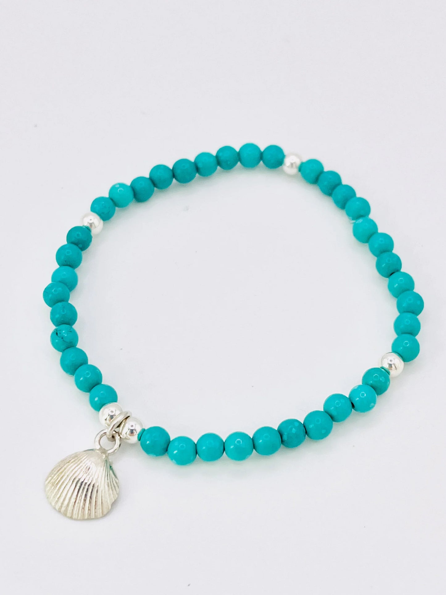 Scallop shell bracelet.